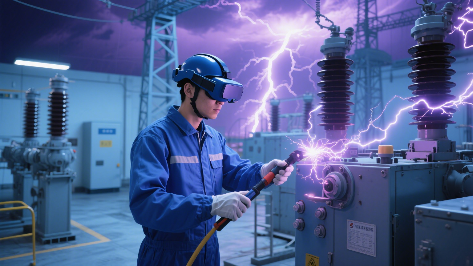 VR电力检修模拟图